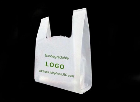 Large Biodegradable Check-Out T-Shirt Bag