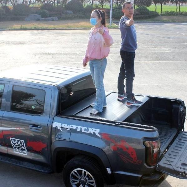 Waterproof Aluminum Alloy Electric Retractable Pickup Truck Bed Tonneau Cover for Ford Ranger T9