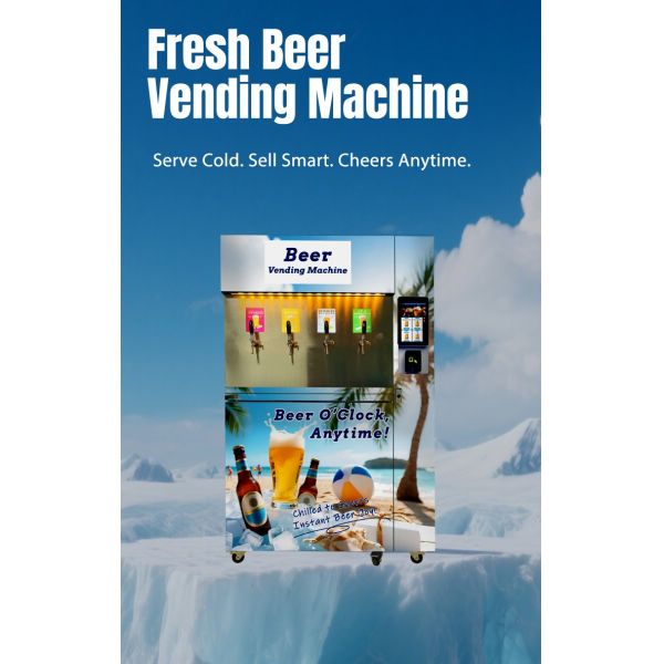 WEIMI Self Service Fresh Beer Vending Machine for Bars, Cafes & Restaurants