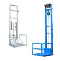 Ascenseur hydraulique de marchandises de 1 tonne 9 m monté sur une paroi verticale Ascenseur de chargement pour entrepôt