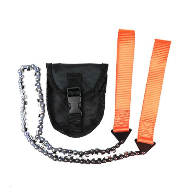 Portable Style Outdoor Camping Pocket Chain Saw 11 Teeth Hand Saw for Compact Storage