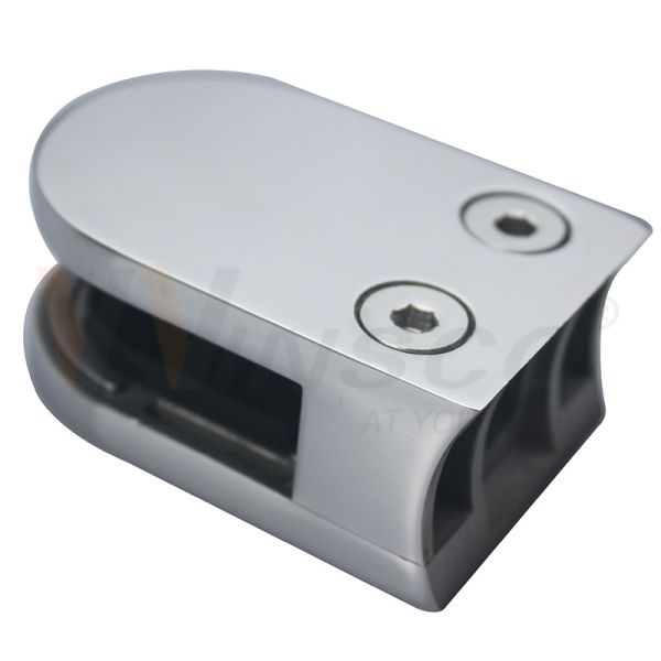 D Shape Inox Stair Clip Grade 304 316 Stainless Steel Glass Clamp For 38.1mm 42.4mm 48.3mm 2'' Round Railing