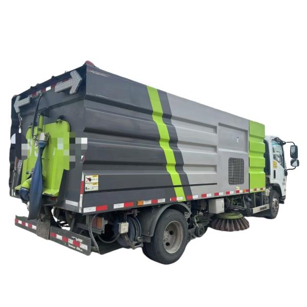 EURO 5 Emission Standard Isuzu High Pressure Road Washing and Sweeping Truck Vacuum Road Sweeper Cleaning Truck Diesel Fuel Type