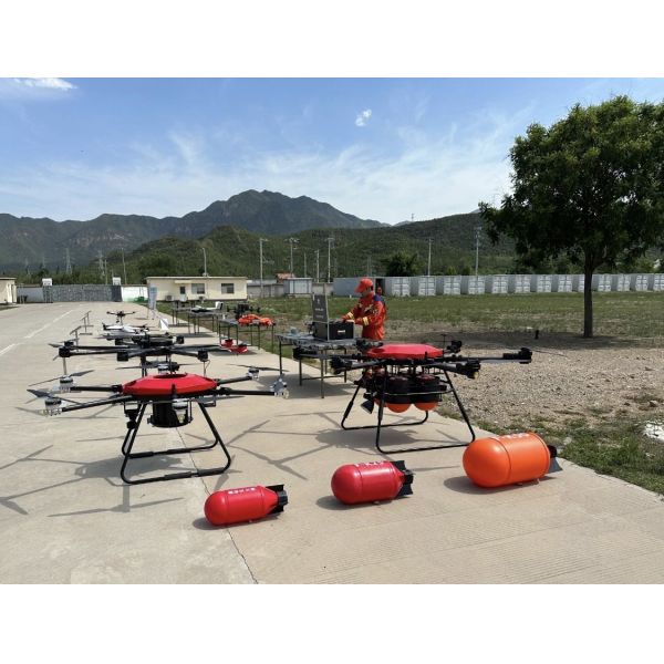 5G Firefighting Drone for High-Rise Fires Flight Height 4500m,Max Payload:50Kg,Range:80Km