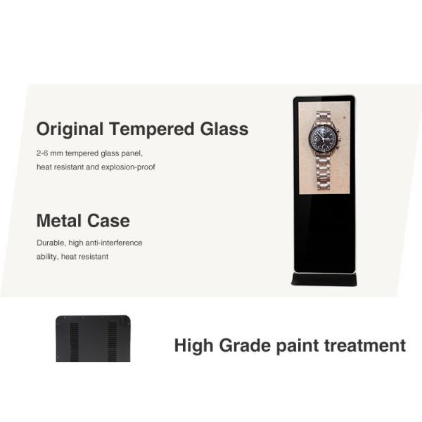 32 inch Shopping Mall  Metal Wireless 3G Wifi Android 4.2 Samsung LCD Indoor Kiosk Advertising Display Digital Signage