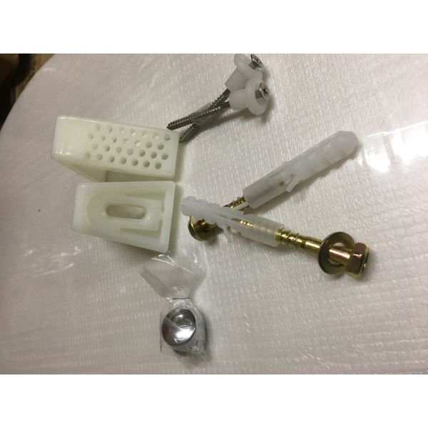 Grade A Hex Groove Toilet Mounting Hardware Nylon Seven - Block Foot Screws