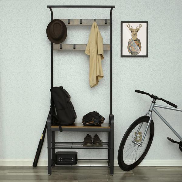 Free Standing Coat Stand for Sale, Entrance Coat Rack, Industrial Coat Rack for Home, HSR40B