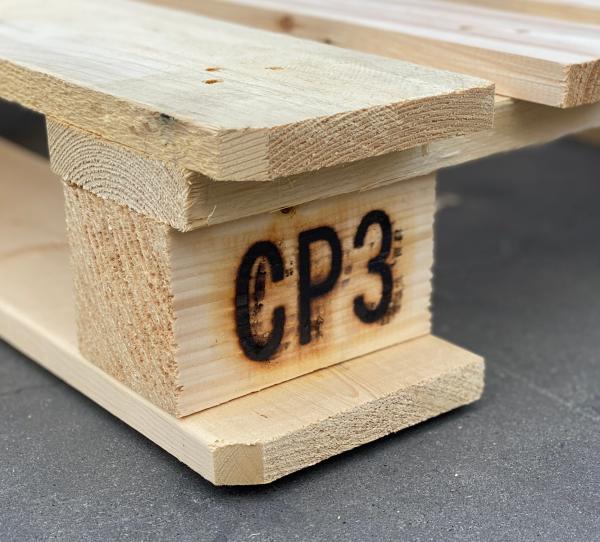 Transport Fumigating Solid Wood Pallet Euro Standard 4 Heat Treated Pallet Wood