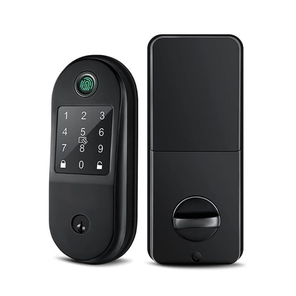 Smart Deadbolt Door Lock Keyless Electronic Fingerprint Keypads Password RFID Card