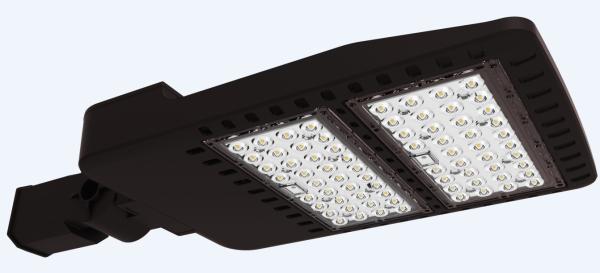 100W Adjustable LED Area Parking Lot Light Shoebox Street Light With Ik09 IP66