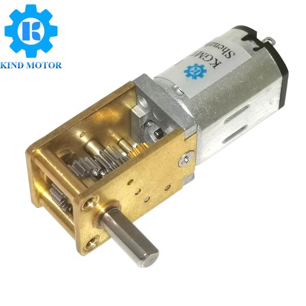High torque low speed ga12-n20 12mm dc gear motor with m3 m4 screw-thread shaft