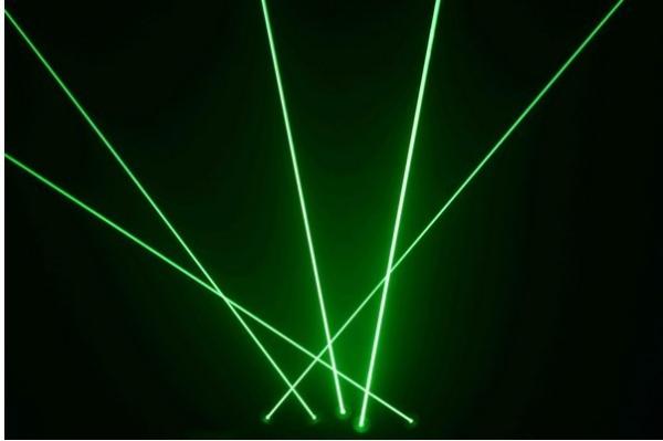 Ceiling Four Head Rgb Laser Light Safety Red / Green / Blue Portable Laser Lights