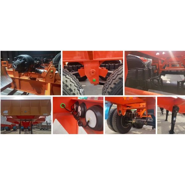 3 Axle Fence Drop Side Board Sidewall Trailer Cargo Semi-Trailer with Customization