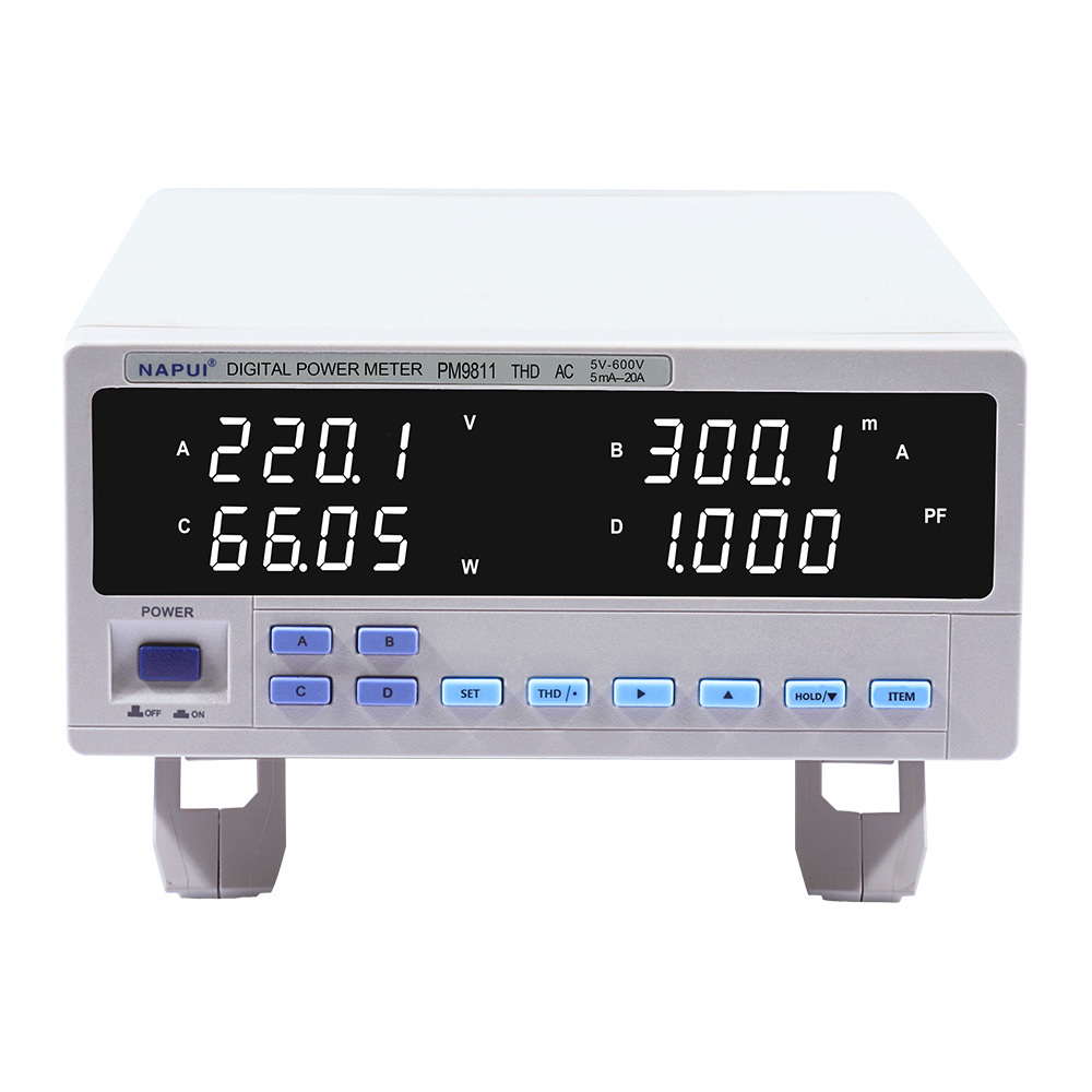 0.5 Class Accuracy Digital Power Analyzer Single Phase Harmonic Distortion Power Meter