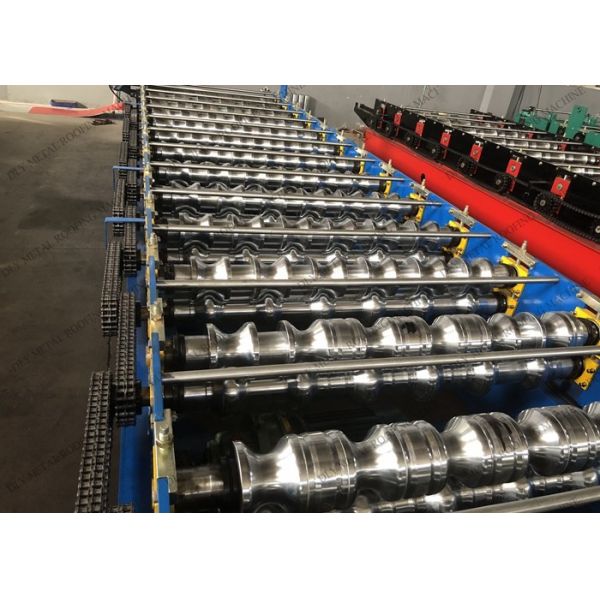 5.5kw Automatic Roll Forming Machine Cr12 Metal Roofing Equipment