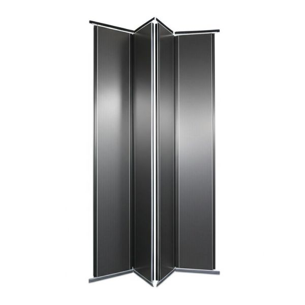 Freely Oscillating Aluminium-Steel Construction Movable Partition Wall with Magnetic Strip and Sealing Lips