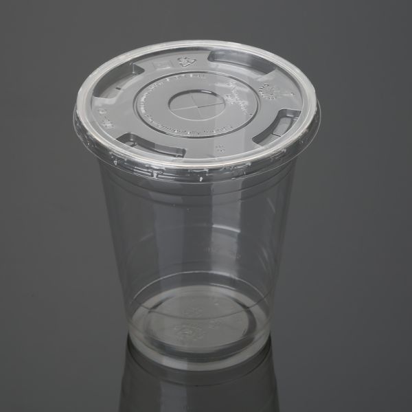 Eco-Friendly Disposable Cups Clear PLA Cups for Takeout in Restaurants