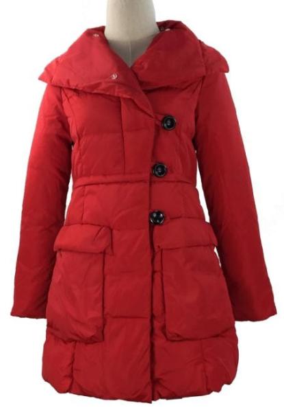 Warm Women'S Lightweight Packable Down Jacket , Windproof Padded Winter Coat