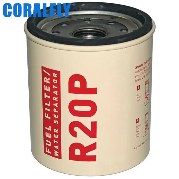Diâmetro exterior do filtro de combustível 95mm do separador de água R20p do combustível Racor