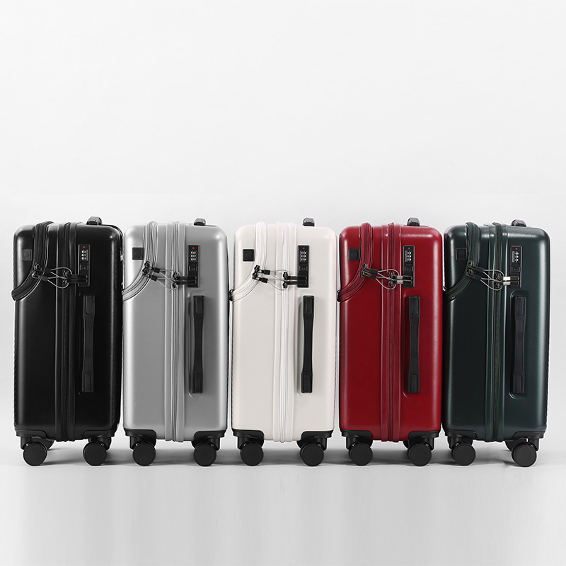 2025 Latest Design Extendable Anti-Theft Suitcase Front-Opening Outdoor Travel Luggage Wholesale Low Prices