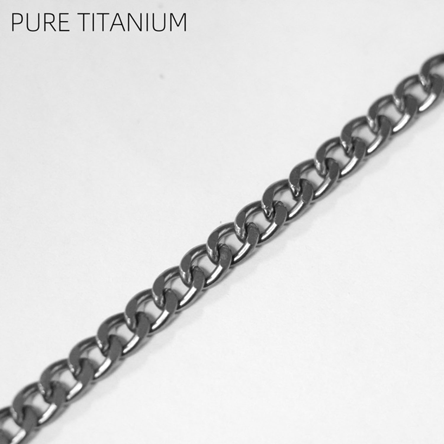Pure Titanium Jewelry Denim Chain Pendant Accessory DIY Retro Twist Chain Tinl1145