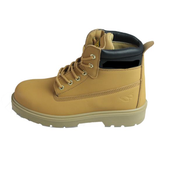 Shengjie High Quality Goodyear Protection Work Footwear Steel Toe Cap And Slip Resistant Rubber Sole Safety Shoes