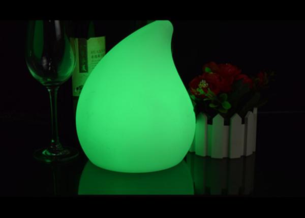 DMX Colors LED Decorative Table Lamps Water Drop Shaped For Home Decoration