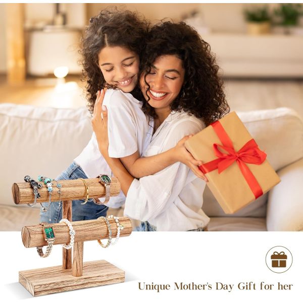 Upgrade Your Bracelet Display with our Custom T-bar Bangle Storage Rack and Organizer