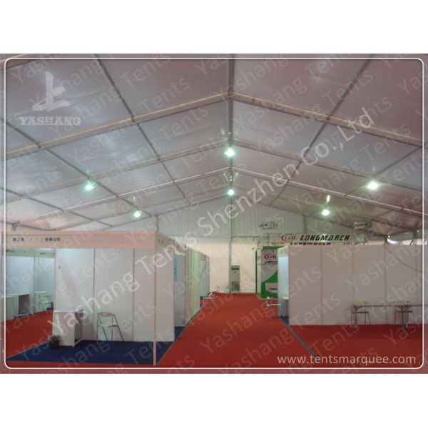 Outdoor Exhibition 20X30 Tent Rental Clear Span Marquee Fabric Covered Structures