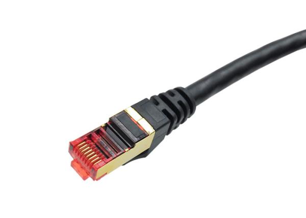 Rede Jumpe 1000N do material 5m do Cu de Lan Cable 0.565mm do cobre de SFTP CAT6A RJ45 50u