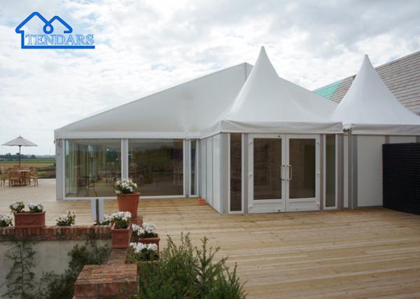 Tenda de Pagoda de Alumínio para o Exterior Tenda de Marquete de Alumínio para a Festa de Casamento