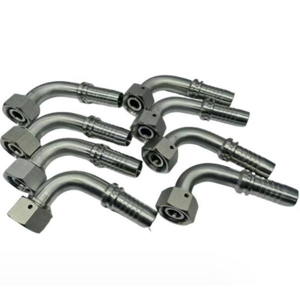 Stainless Steel Interlock Pipe Fitting 87641 for Hydraulic Hose SAE Flange 9000 Psi