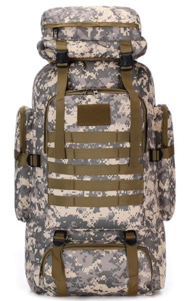 sacos táticos militares do curso de pano 80L de 70cm*37cm*17cm Oxford com USB