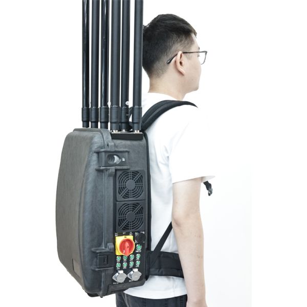 Full Frequency Custom Anti Drone Jamming System With 3KM Range For 1.5G 2.4G 5.8G GPS WiF