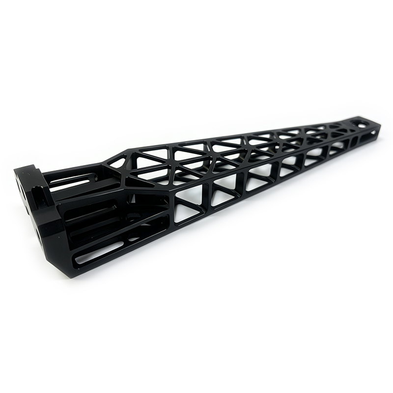 Complex 5 Axis Machined Service Aluminum Black Anodized | ChenRong