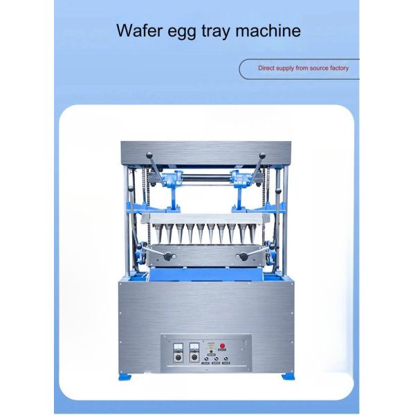 4 Heads Sugar Ice Cream Wafer Biscuit Cone Making Machine Easy to Operate and Maintain