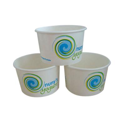 7 oz Gobelets en papier glacé Impression personnalisée à paroi unique économique