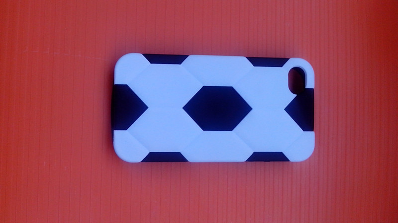 Custom Protective PC Phone Case Cool With Football Pattern Design