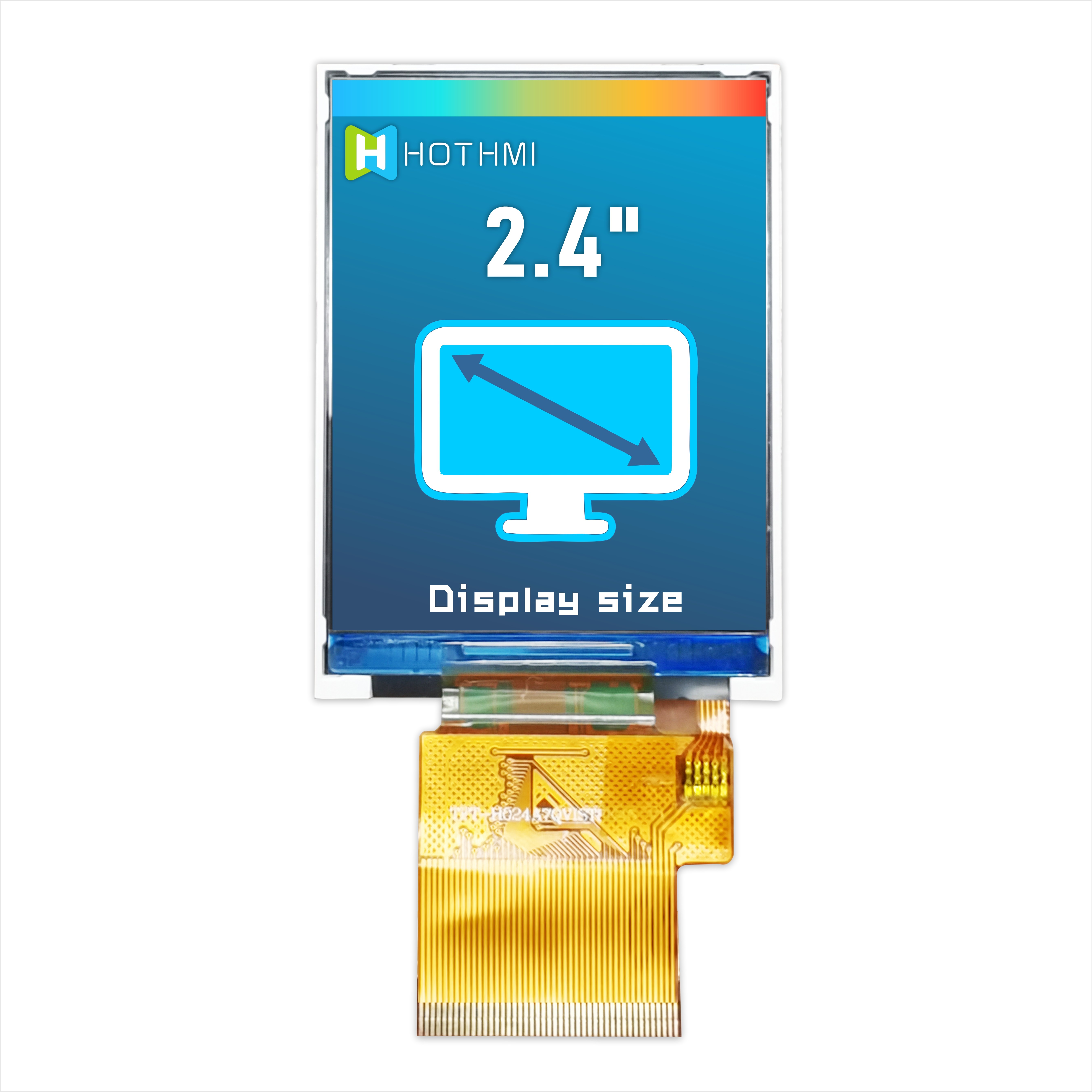 2,4 солнечный свет читаемый, дисплей TFT-H024A7QVIST8N45 дюйма TFT 240x320 Солнца читаемый