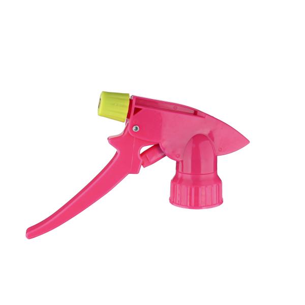 28/400 Universal Spray Pump Head - Bright Pink Long Handle, Suitable For Multiple Scenarios Including Cleaning, Beauty, and Gardening