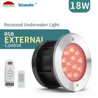 Couleur changeant le corps en aluminium mené sous-marin de lampe du contrôle 36W des lumières DMX512