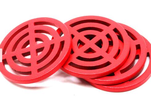 OEM Thin Metal Aluminum Washers Round Colored Anodized Flat Washer