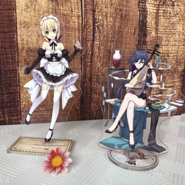 Acrylic Cartoon Cut Out Standee Multi Color Printed With Anime Figure Character