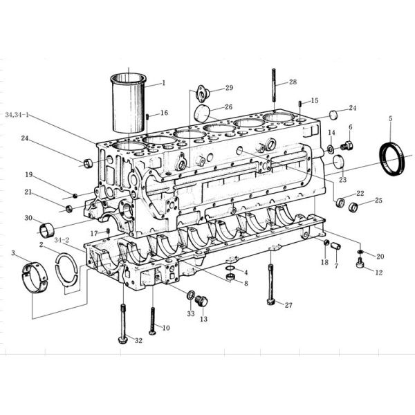 VG1500010046 Cranhshaft SINOTRUK WD615 Main Bearing