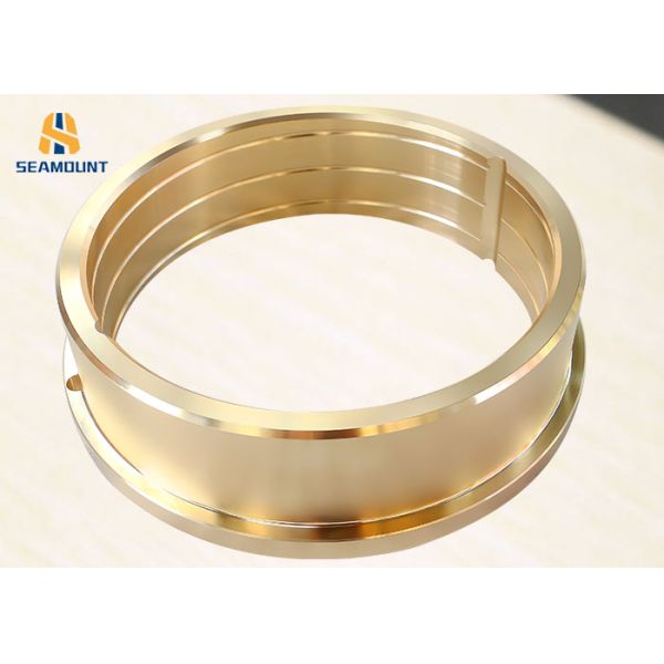 Customized CNC Machining Bronze Copper Bearing With Flanged Style