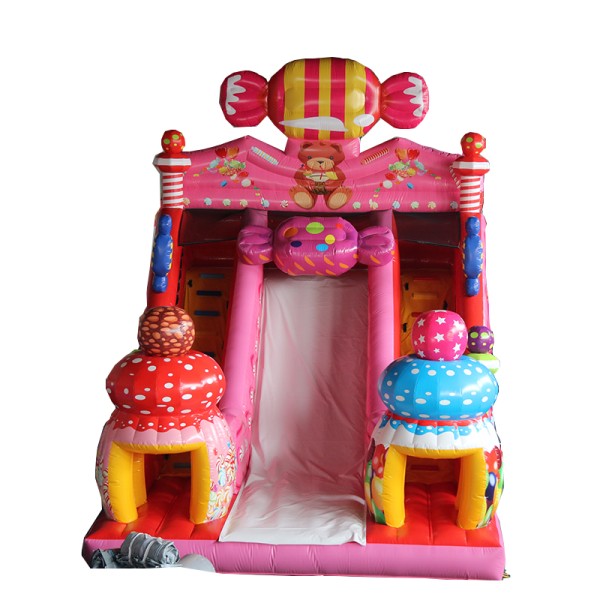 Inflatable Dry Slide Colorful Candy Inflatable Dry Slide Fashion Design Cheap Inflatable Dry Slide