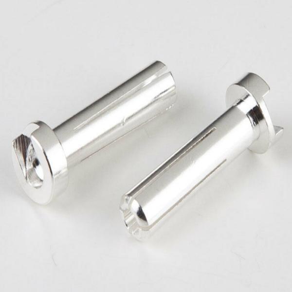 Hexie Silver Bullet Banana Plug Connectors 14mm 18mm For RC Battery