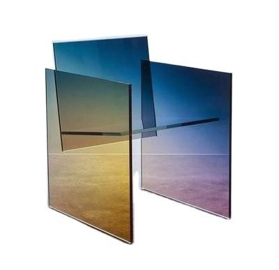 3mm-19mm Gradient Custom Glass Partitions in Customized Color for Interior Design