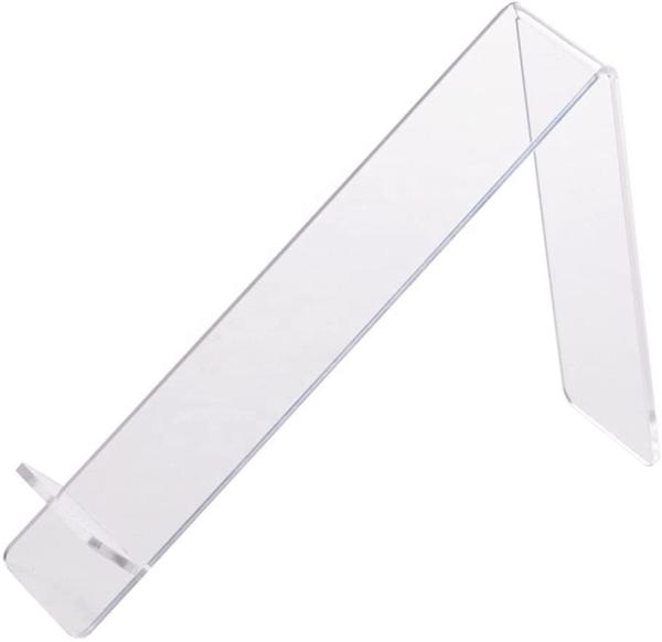 Clear Support Shoe Acrylic Stand Props Display Sandals Elastic Lace PMMA Shoe Racks For Store