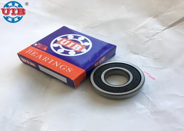 6205 2RS Greased Precision Ball Bearing , High Speed Deep Groove Ball Bearing